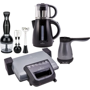 1 Evimde 5 Marifet 4lü Çeyiz Seti Antrasit