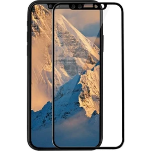 Apple iPhone X/XS 5D Full Ekran Koruyucu Komple 9H Temperli Cam Siyah