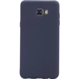 Samsung Galaxy C9 Pro Kılıf Premium Mat Silikon Kılıf + Nano Cam Siyah