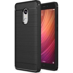 Xiaomi Redmi Note 4 4X Kılıf Rugged Armor Room Antişok Silikon Kapak Kılıf + Esnek Nano Cam Siyah