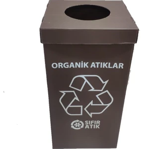 Nok Baskılı 3 Yön Geri Dönüşüm Kutusu
