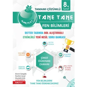 Nartest Yayınevi Nartest Yayınları Tane Tane Fen Bilimleri Soru Bankası
