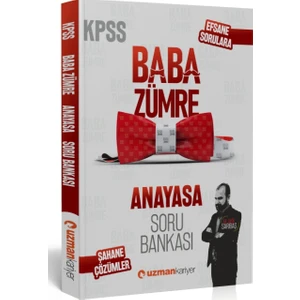 Uzman Kariyer Yayınları KPSS Baba Zümre 2020 Anayasa Soru Bankası