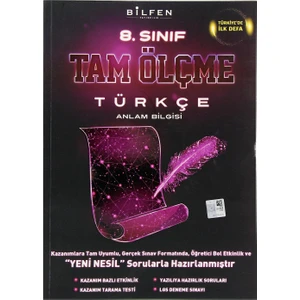 Bilfen Yayınları 8. Sınıf Türkçe Tam Ölçme Yeni