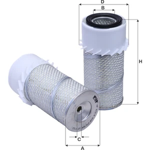 Real Filter Hyundai H100 2.5D (1993-2000)Hava Filtresi-2811344000-C14179-Lx682-Ma430K-