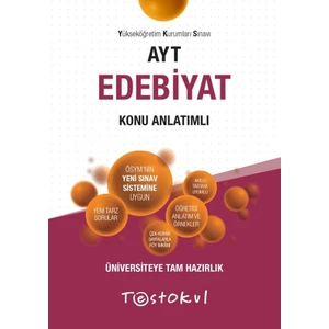 Test Okul Yayınları AYT Edebiyat Konu Anlatımlı
