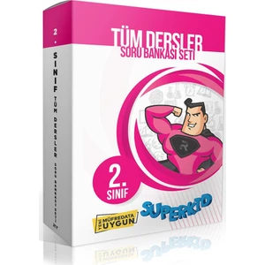 Referans Yayınları Superkid 2. Sınıf Tüm Dersler Soru Bankası (Kutulu Set)