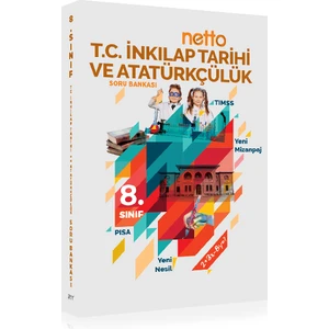 Referans Yayınları Netto 8. Sınıf İnkılap Tarihi ve Atatürkçülük Soru Bankası