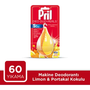 Deo Duo-Perls Bulaşık Makinesi Kokusu Limon & Portakal