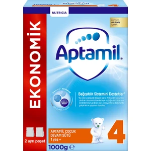 4 Ekonomik Paket Çocuk Devam Sütü 1000 gr 1 Yaş+