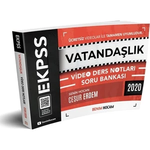 Benim Hocam Yayınları  2020 E-KPSS Vatandaşlık Video Ders Notları Soru Bankası