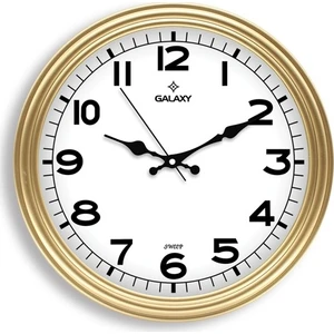 Modern 200 A Gold Renk Duvar Saati 30 cm