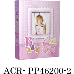 200’lük 10 x 15 cm Bebek Fotoğraf Albümü Pembe