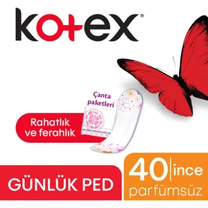 KOTEX LIGHTDAYS PARFUMSUZ GUNLUK PED  34 LU