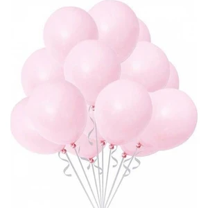 Makaron Balon Pembe 5 Adet