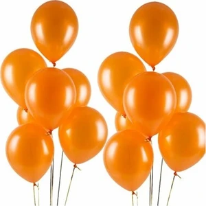 Turuncu Metalik Balon 5 Adet