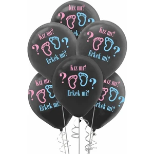 Cinsiyet Baskılı Balon 5 Adet
