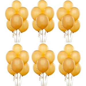 Altın Metalik Balon 5 Adet