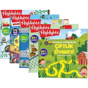 Sticker Eğlenceli Etkinliklerle Hikayeli Bulmaca 5'li Set