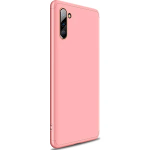 Samsung Galaxy Note 10 Kılıf Double Dip 360 Protective Rose Gold