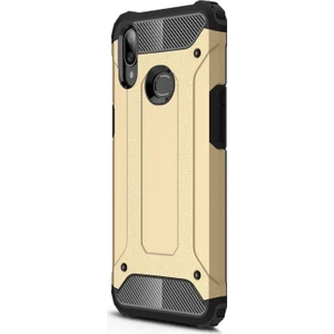 Samsung Galaxy A10s Kılıf Rugged Armor Gold