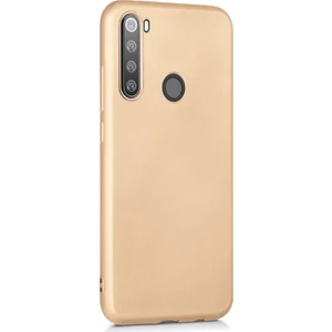 Matte Silicone Xiaomi Redmi Note 8 Kılıf Gold