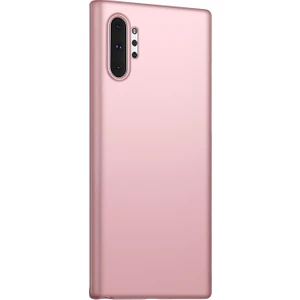Matte Silicone Samsung Galaxy Note 10 Plus Kılıf Rose Gold