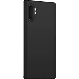 Matte Silicone Samsung Galaxy Note 10 Plus Kılıf Siyah