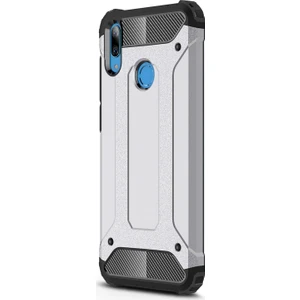 Huawei Y7 2019 Kılıf Rugged Armor Gümüş