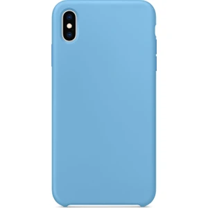 Apple iPhone XS Max Kılıf Liquid Lansman Silikon Mavi