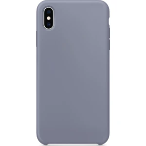 Apple iPhone XS Max Kılıf Liquid Lansman Silikon Gri