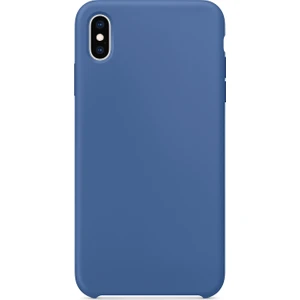 Apple iPhone XS Max Kılıf Liquid Lansman Silikon Lacivert