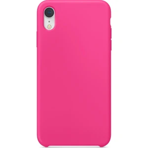Apple iPhone XR Kılıf Liquid Lansman Silikon Pembe