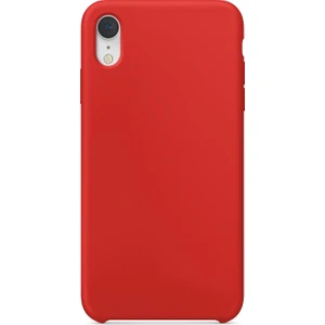 Apple iPhone XR Kılıf Liquid Lansman Silikon Kırmızı