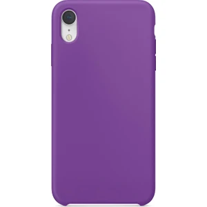 Apple iPhone XR Kılıf Liquid Lansman Silikon Mor