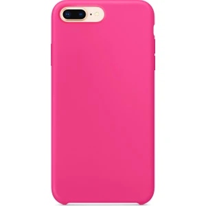 Apple iPhone 8 Plus Kılıf Liquid Lansman Silikon Pembe