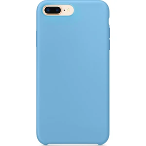 Apple iPhone 8 Plus Kılıf Liquid Lansman Silikon Mavi