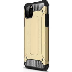 Apple iPhone 11 Pro Max Kılıf Rugged Armor Gold