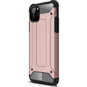 Apple iPhone 11 Pro Max Kılıf Rugged Armor Rose Gold