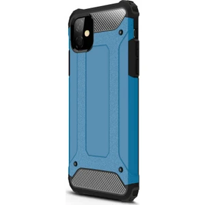Apple iPhone 11 Kılıf Rugged Armor Mavi