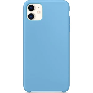 Apple iPhone 11 Kılıf Liquid Lansman Silikon Mavi