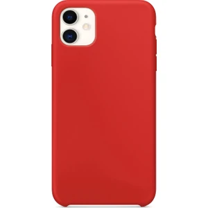 Apple iPhone 11 Kılıf Liquid Lansman Silikon Kırmızı