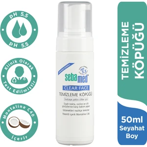 Clear Face Yüz Temizleyici Köpük 50 ml