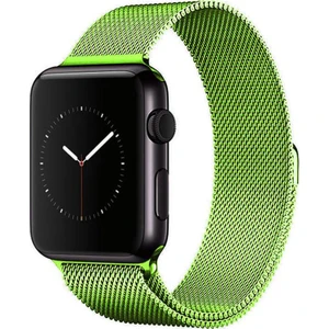 Case 4U Apple Watch Seri 7/6/SE/5/4 Metal Kayış Milano Loop 45mm 44mm 42mm Uyumlu Yeşil