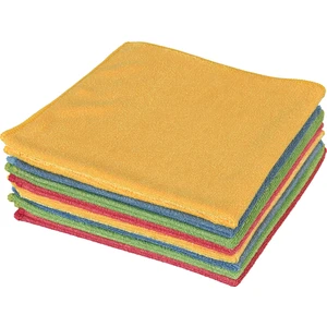 Kadife Dokulu Genel Temizlik Bezi 40x40 60 gr 12'li Mavi Kırmızı Sarı Yeşil