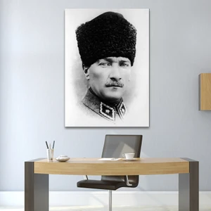 Karakalem Atatürk Portresi 50 x 70 cm