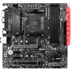 B450M MORTAR MAX AM4 DDR4 3466(OC)HDMI DP 2x M.2 USB3.2 mATX Anakart