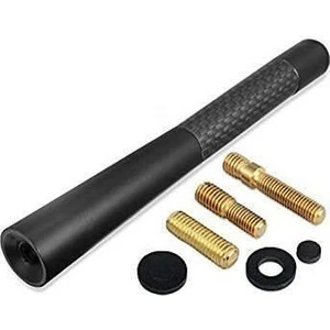 Opel Corsa C Karbon Fiber Oto Radyo Anteni Çubuk Anten 12 cm