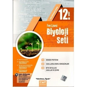 Çap Yayınları 12. Sınıf Fen Lisesi Biyoloji Seti