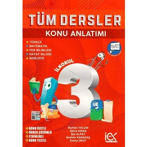 İlk Önce Yayıncılık 3. Sınıf Tüm Dersler Konu Anlatımı - Zehra Kıran